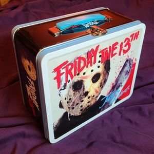 Friday the 13th tin lunch box